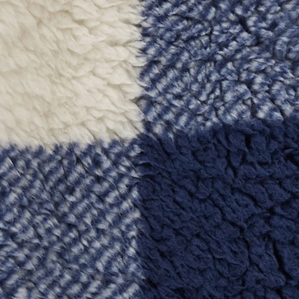 Carter's Blue/White Sherpa Fleece Pullover - NWOT (3T) - Picture 2 of 3